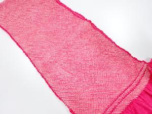 正絹　振袖用　絞り　帯揚げ